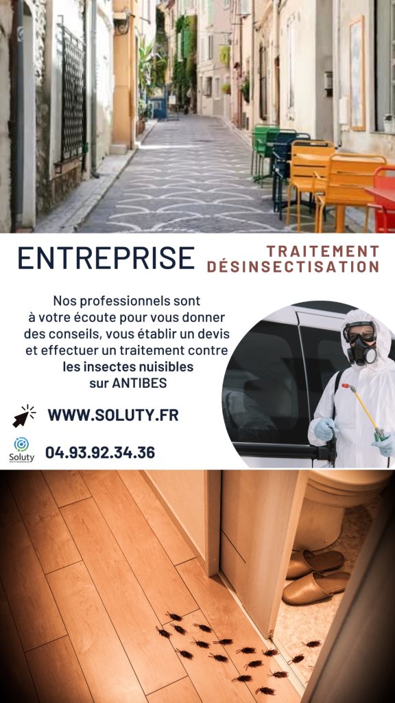 Entreprise de désinsectisation à Antibes