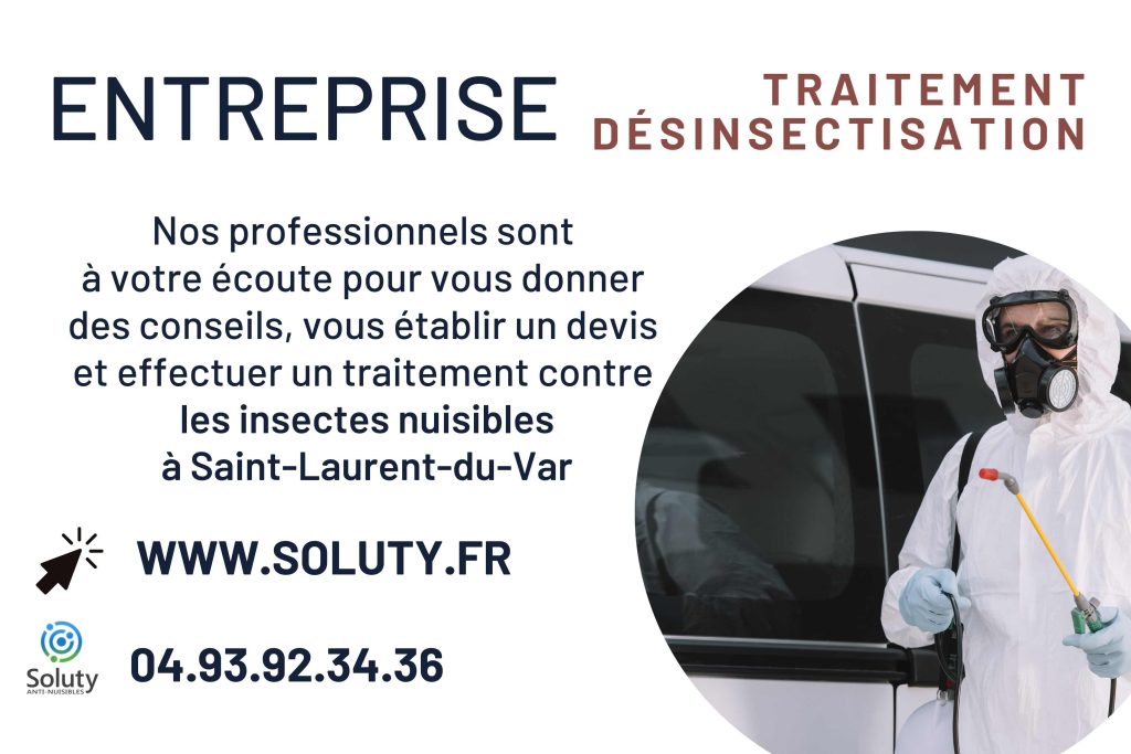 Entreprise de désinsectisation à Saint-Laurent-du-Var