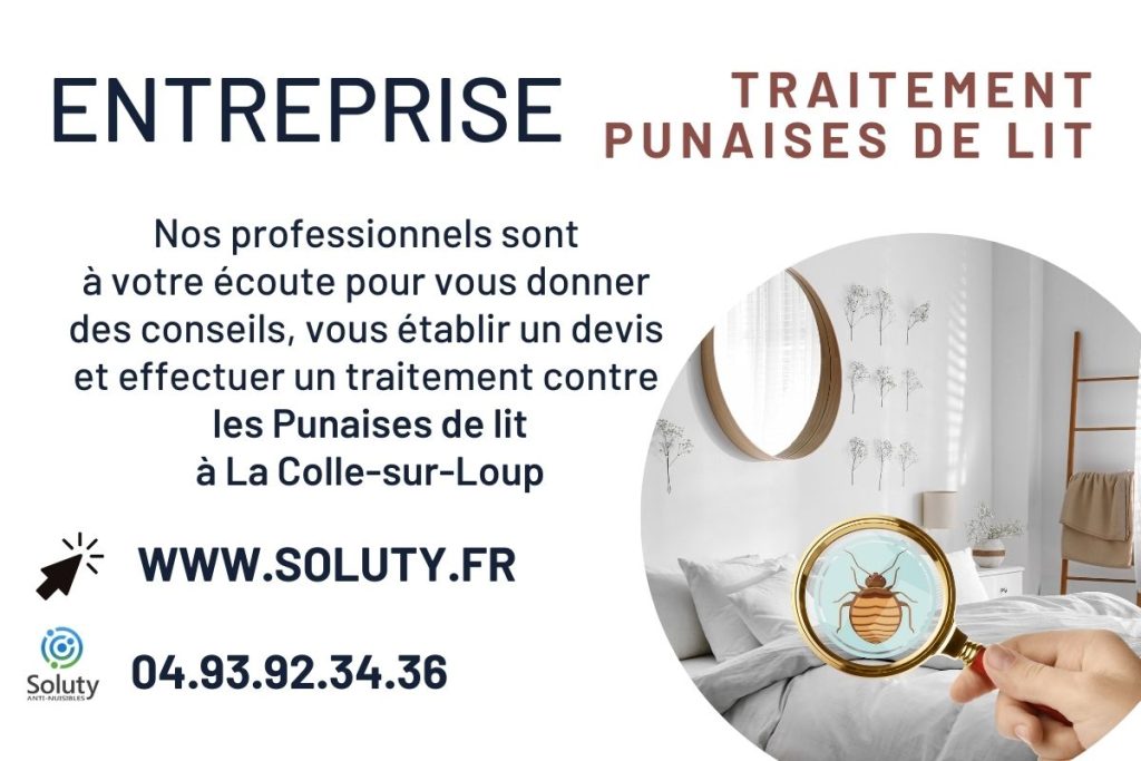 Entreprise de traitement des punaises de lit à La Colle-sur-Loup
