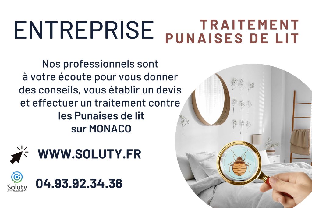 Entreprise de traitement des punaises de lit à Monaco