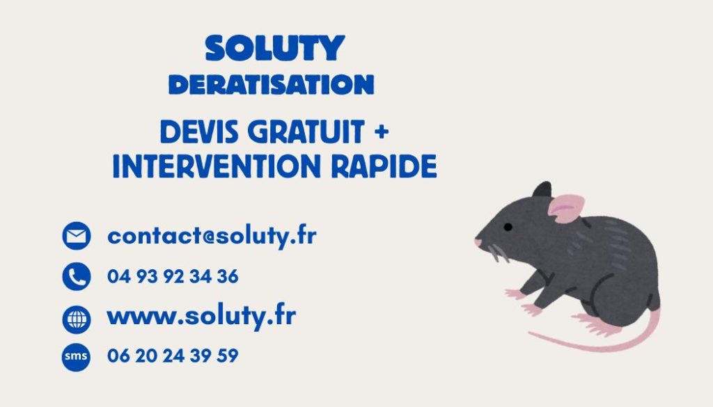 coordonnées de Soluty société de dératisation à Cannes