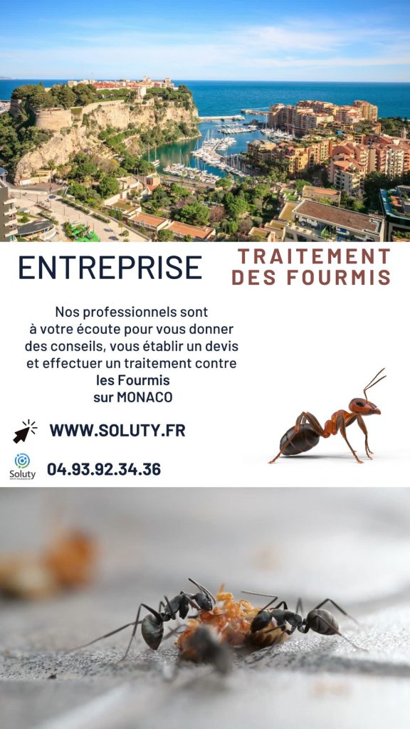 Entreprise de traitement des fourmis à Monaco