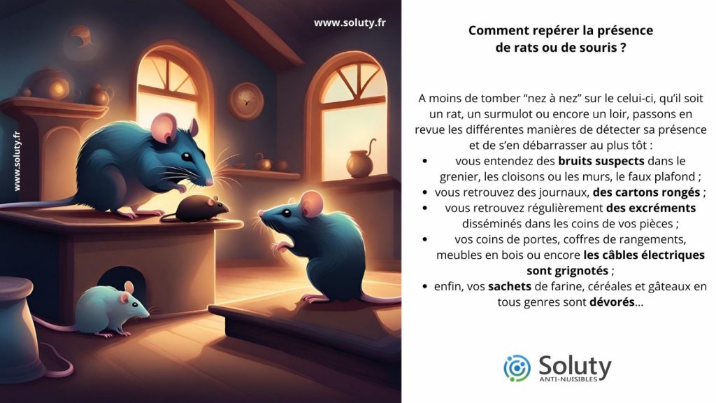 comment repérer la présence des rats ou des souris ?