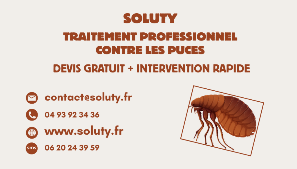 Un devis gratuit sans engagement au 04 93 92 34 36 pour un traitement contre les puces à Villeneuve-Loubet